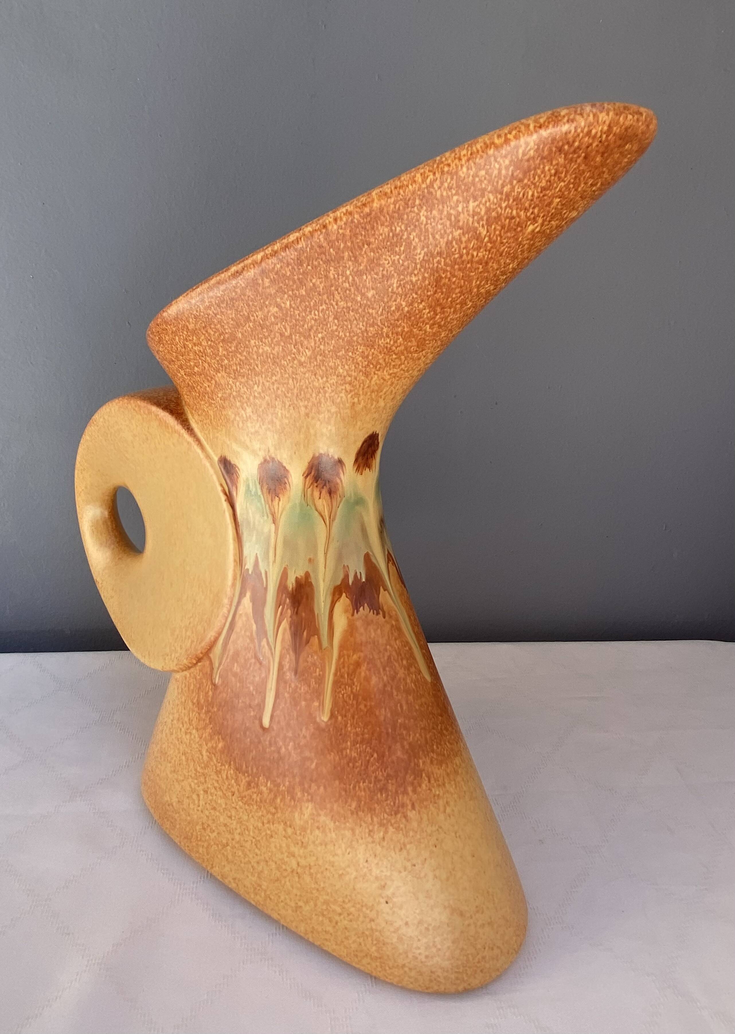 Bertoncello ceramic vase, Italy, 1960s