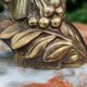 Globe and marble art deco lamp