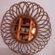 Miroir soleil bambou
