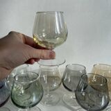 Coffret de 10 verres à Cognac de Luminarc en verre coloré