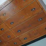 Large dutch oak apothecary cabinet, 1930s