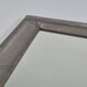 Vintage postmodern metall grid wall mirror
