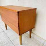 Minimalist teak chest of drawers
