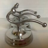 Aluminum coat rack three hooks