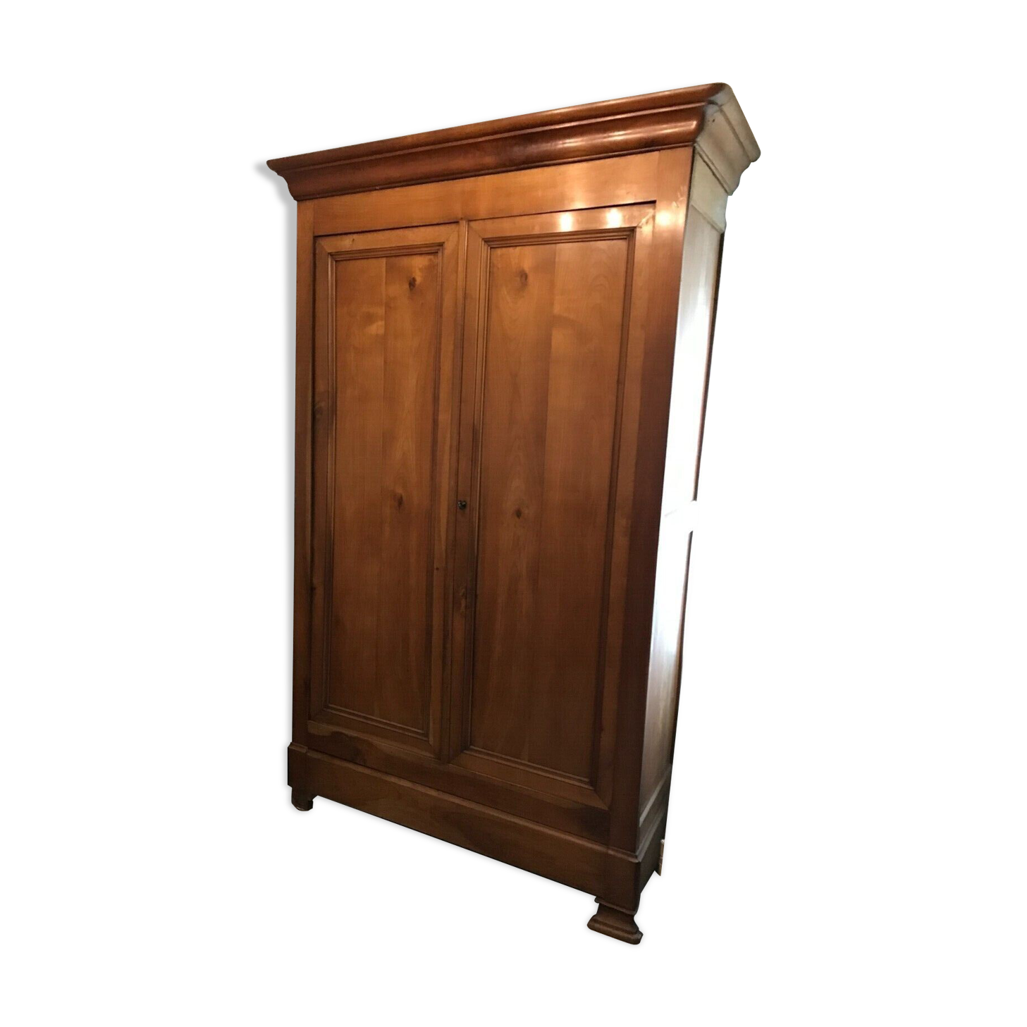Old wardrobe Louis Philippe - walnut - XIXth