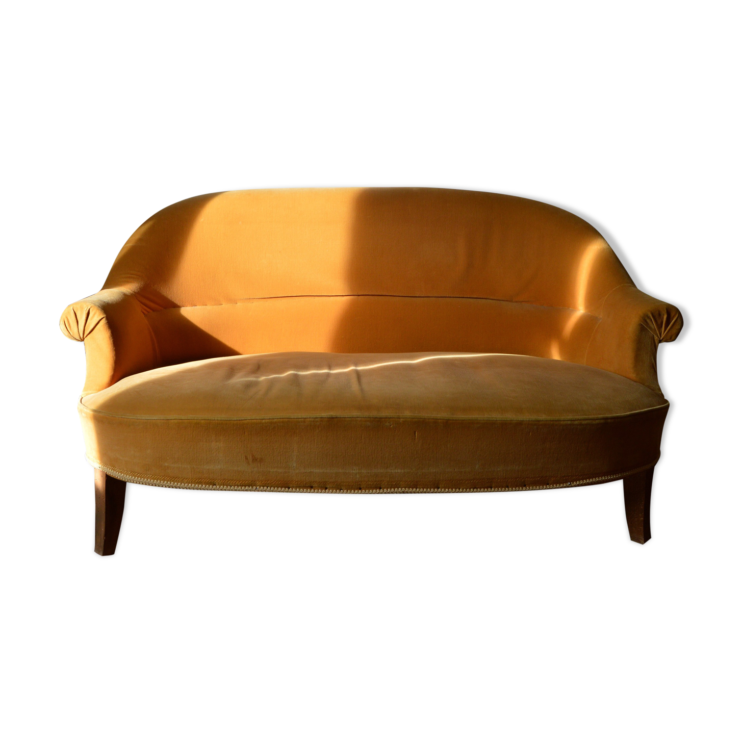 Sofa velvet seat vintage