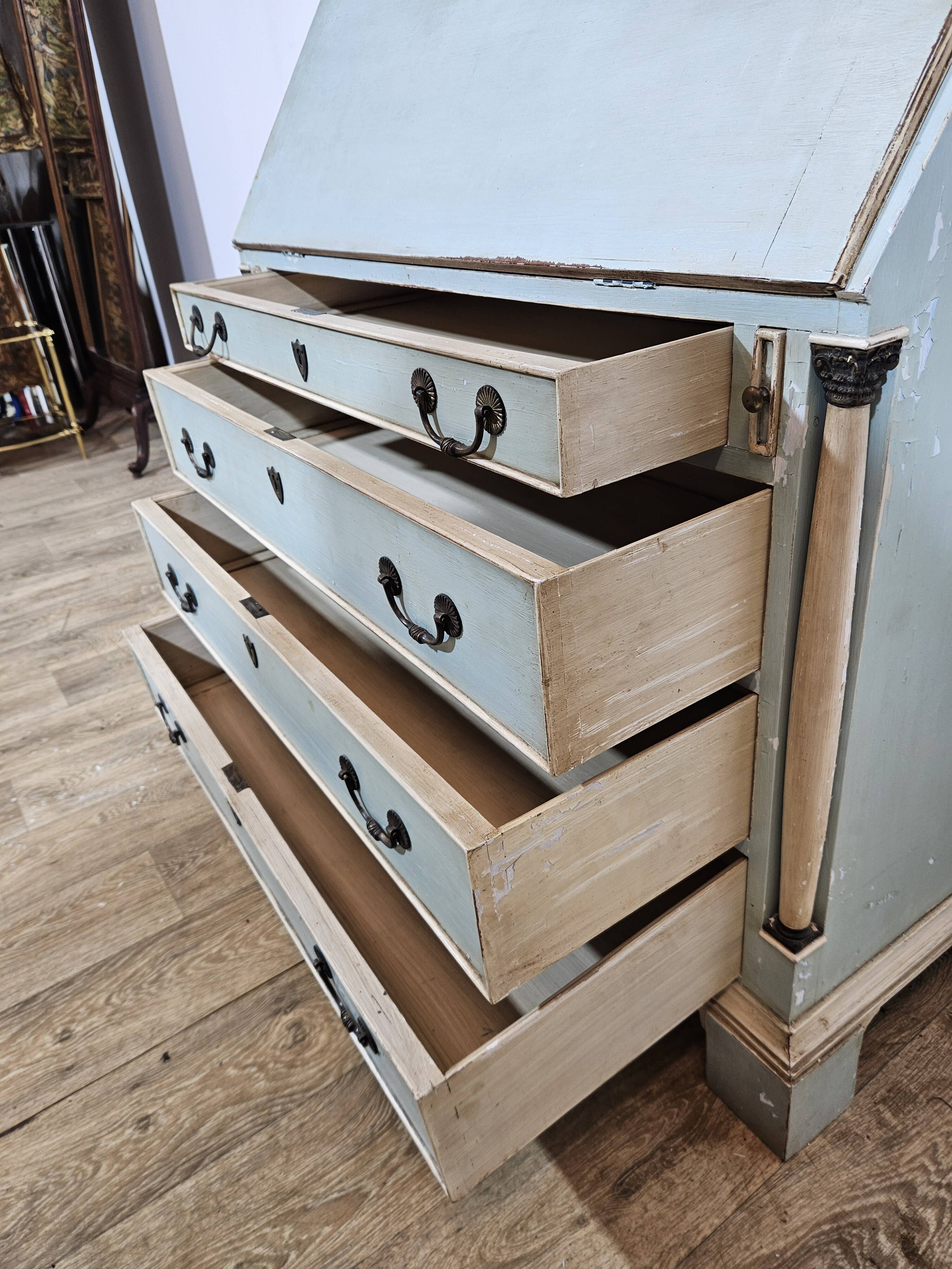 Secretary with a Biedermeier extension, Bookcase, first half of the 19th
