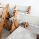 Set of 4 'Kon-Tiki' Folding Chairs by Gillis Lundgren for IKEA 1970s