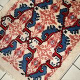Tapis Berbère Vintage Marocain, Années 1970, Authenticité et Tradition