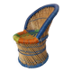 Fauteuil enfant rotin et cordage
