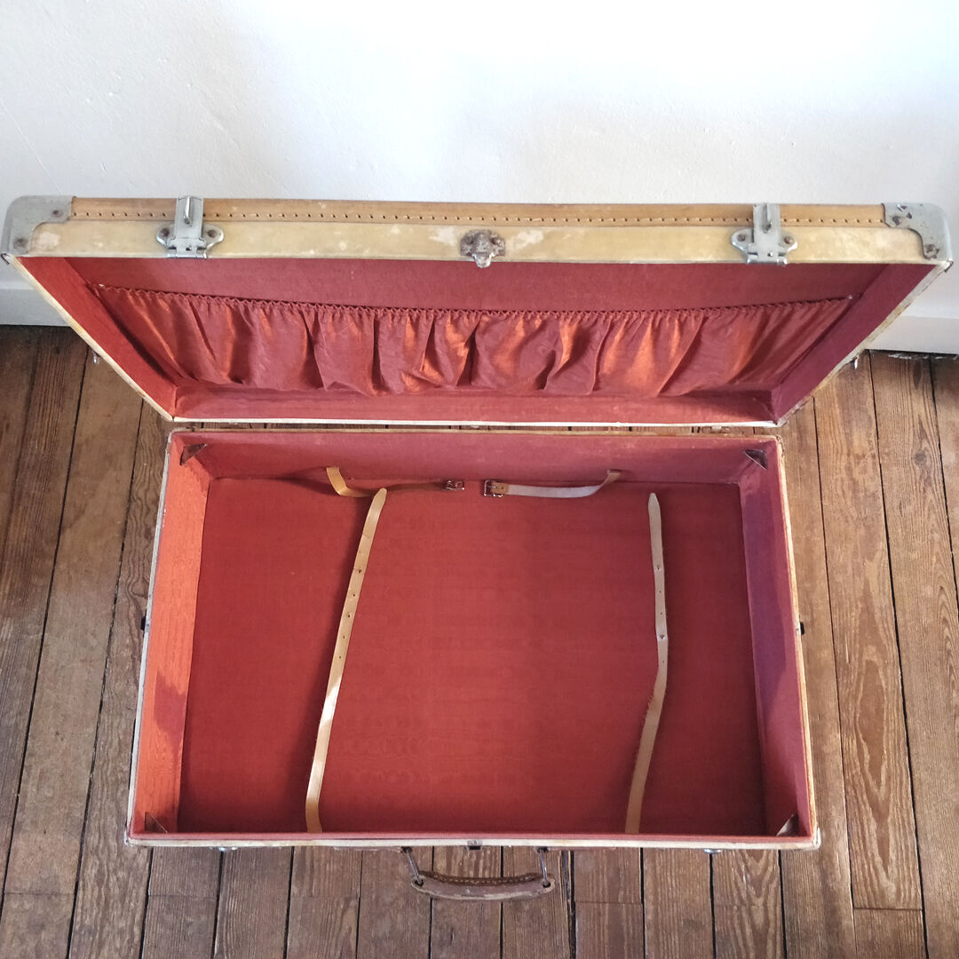 Large vintage suitcase