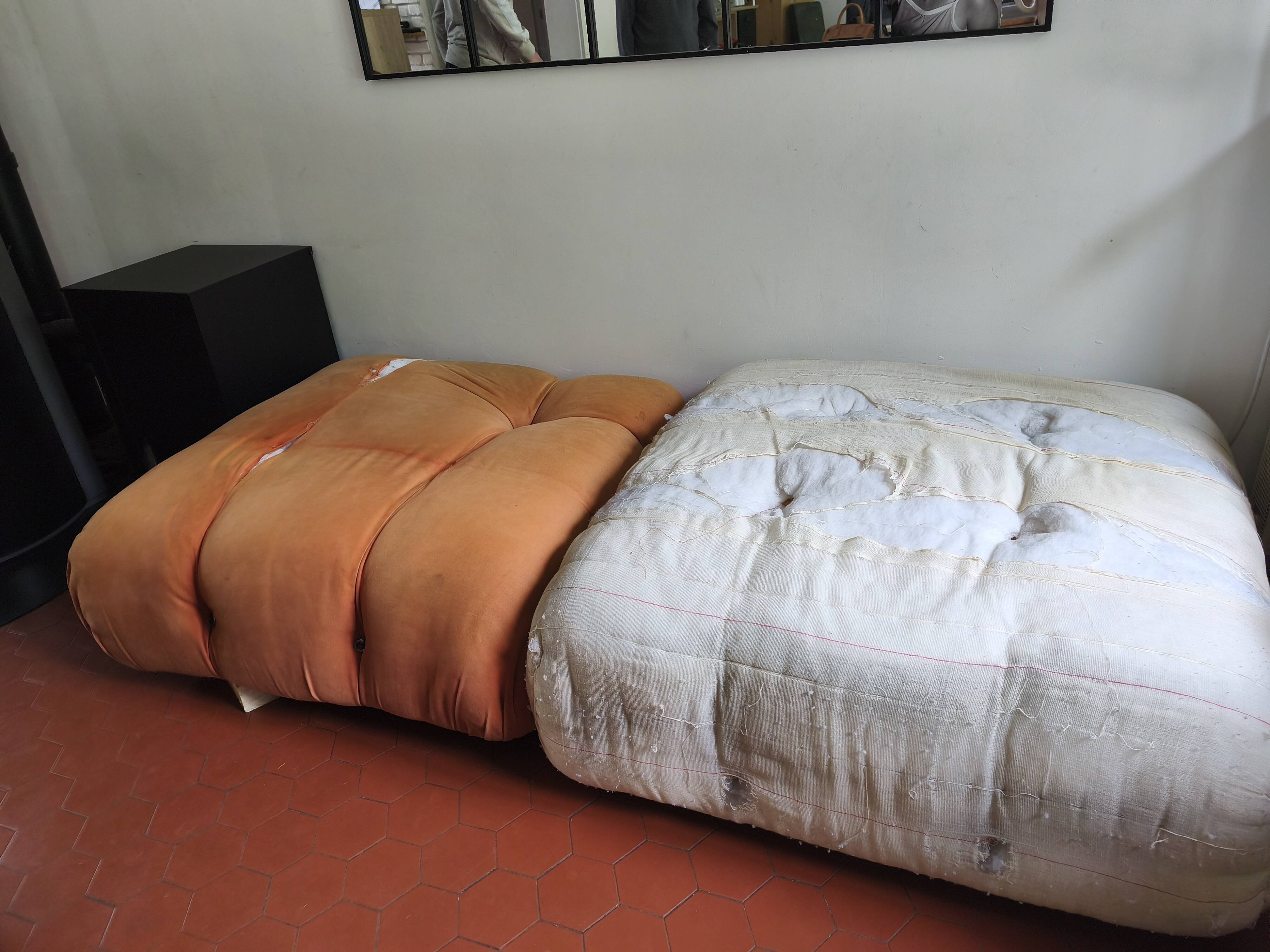 4 modules of the Caméleonda sofa by Mario Bellini - 70s
