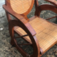Colonial-style wooden chair