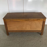 Toy chest with rattan feet retro 50