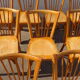 Série de 9 chaises Baumann