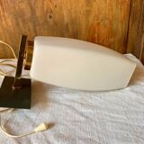 Glass and brass wall light 1960