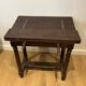 Portuguese Table with Folding Top in Walnut with Detached Columns and Stretcher