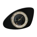 Black formica triangular clock