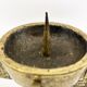 Brutalist candlestick • Austria • Brass • 1970