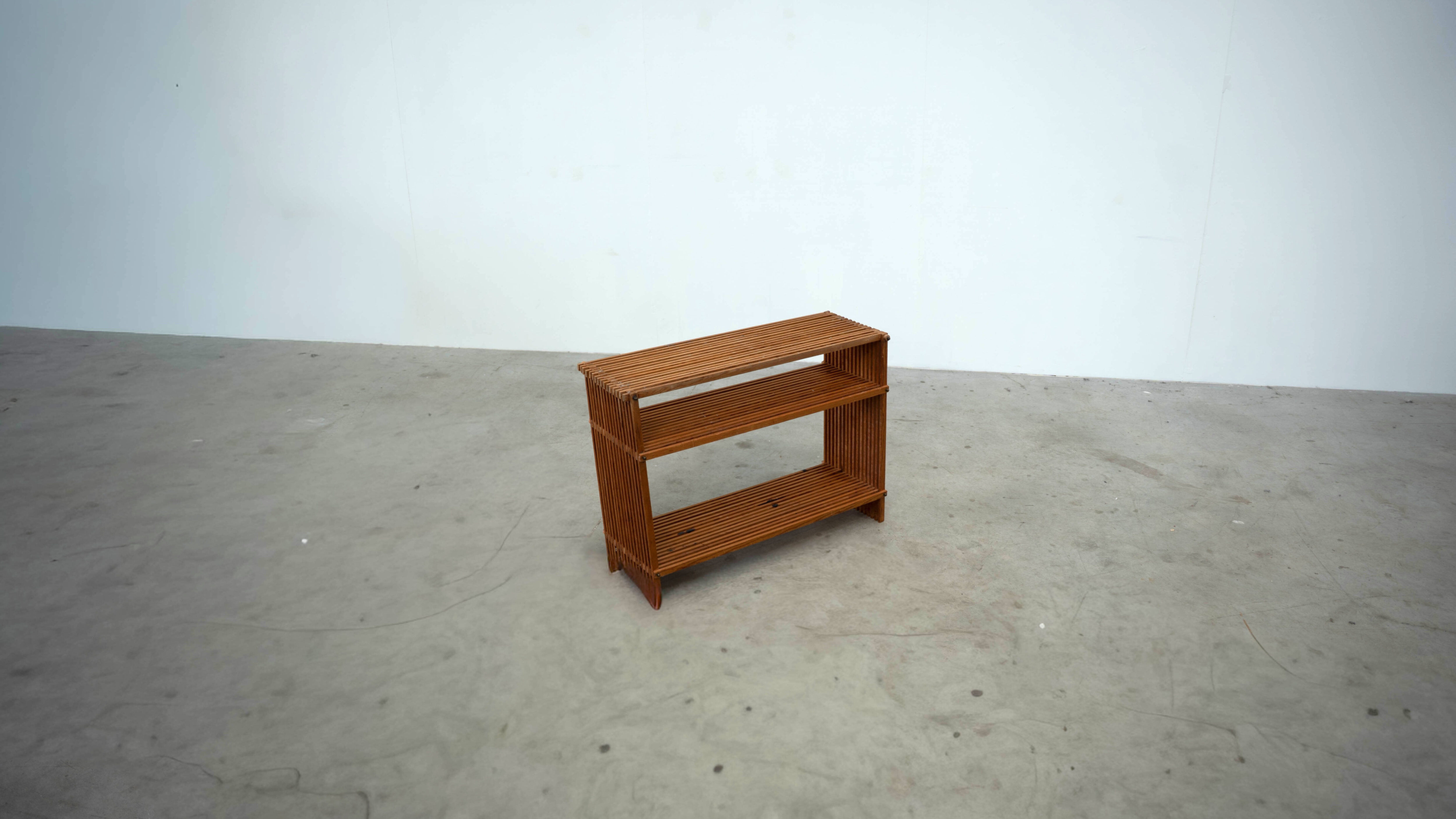 1980's Scandinavian pine bookcase