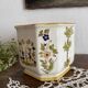 Cache-pot in Moustiers earthenware hand-painted