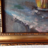 Paire de tableaux nature morte signé