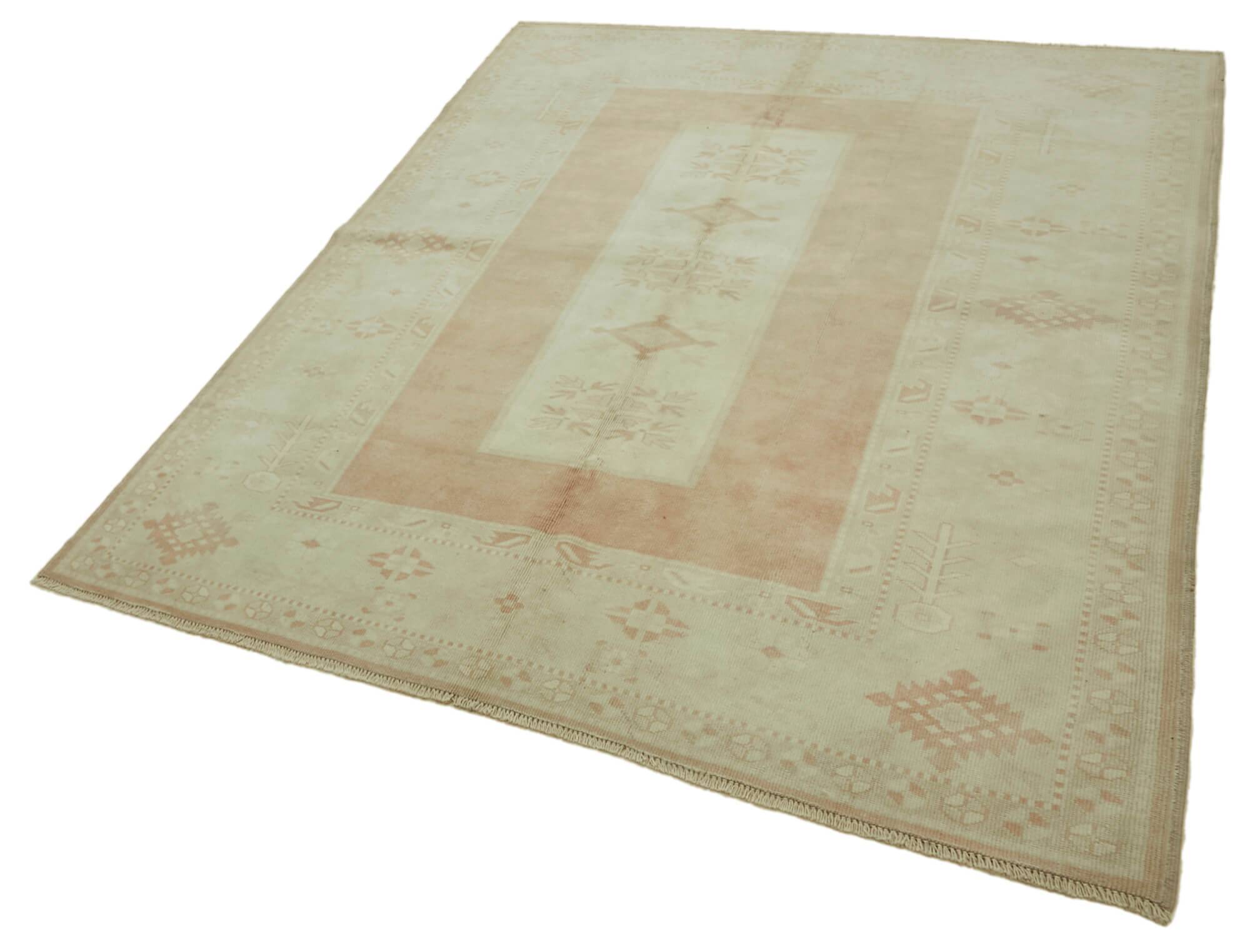 Turkish Vintage Anatolian Rug 192 cm x 221 cm