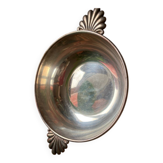 Écuelles à oreilles métal argenté