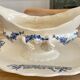 Blue iron earth gravy boat