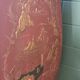 French XIX jumping chest of drawers in Chinese lacquer ox and golden blood