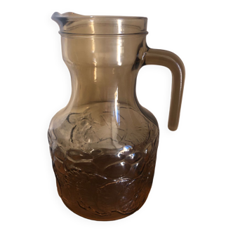 Carafe verre fumé