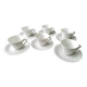 6 Limoges porcelain coffee cups
