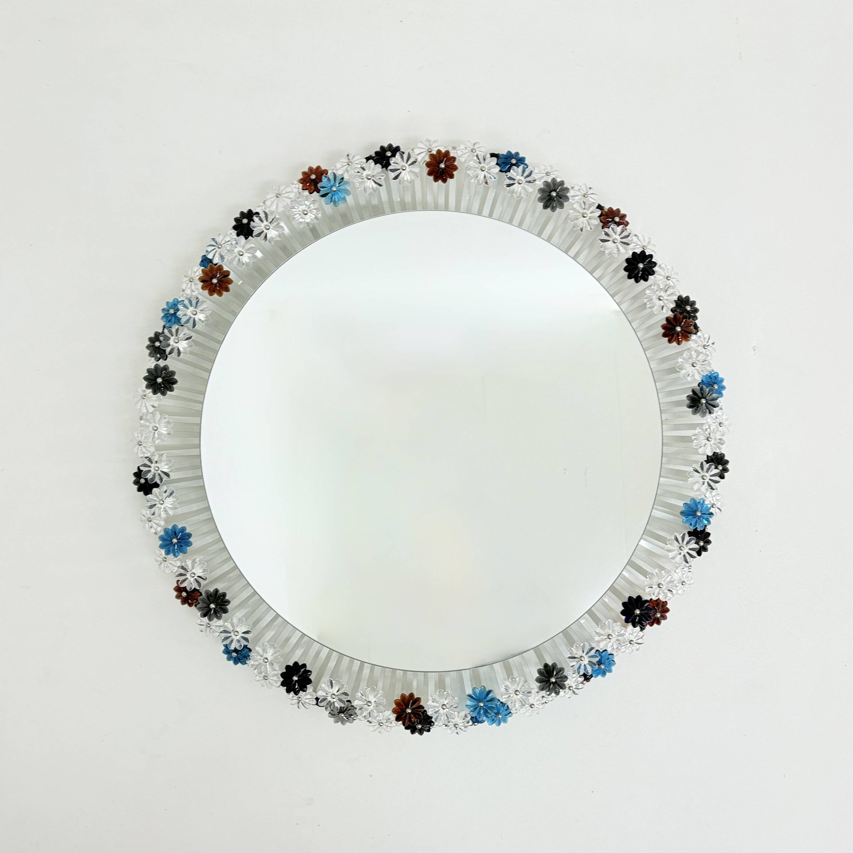 Vintage Back light Mirror by Emil Stejnar for Rupert Nikoll 1950s