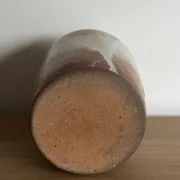 Glazed stoneware vase