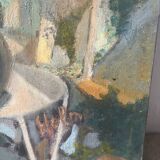 “Veranda du Midi” oil on canvas signed Helme