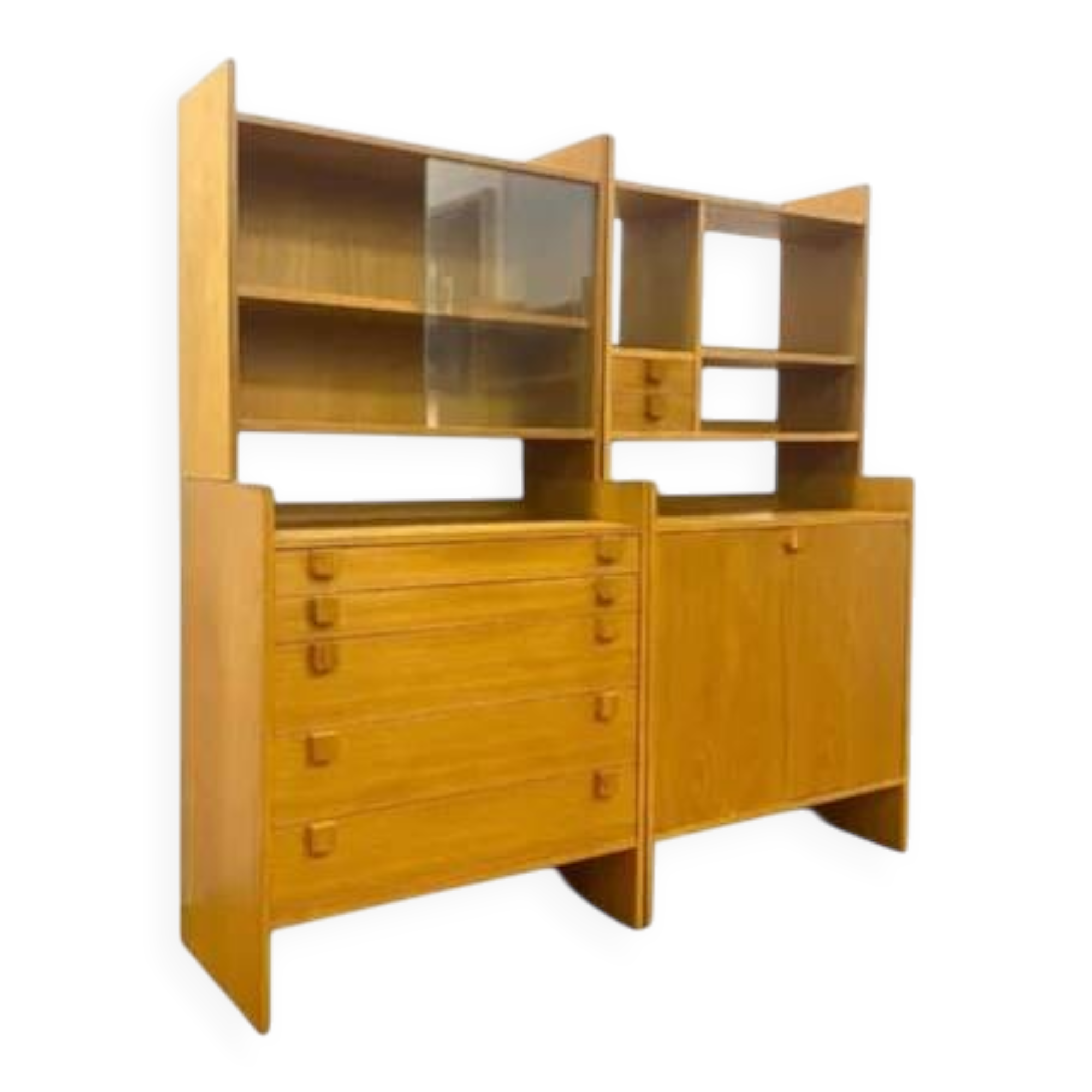 Modular Chest of Drawers with Extension, ÚLUV (Beautiful Room), 1960s, Czechoslovakia