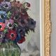 Oil on canvas "Anemones" signed Henry Joseph Pauwels.