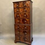 Georgian Revival tallboy chest on chest