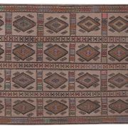 Kilim turc vintage tissé main 161x226 cm