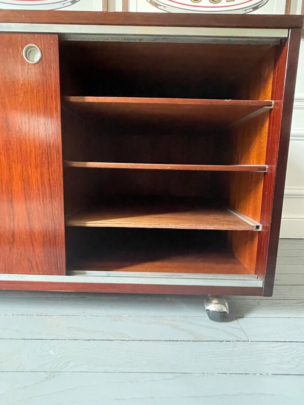 Caisson de rangement sur roulette Georges Nelson par mobilier international