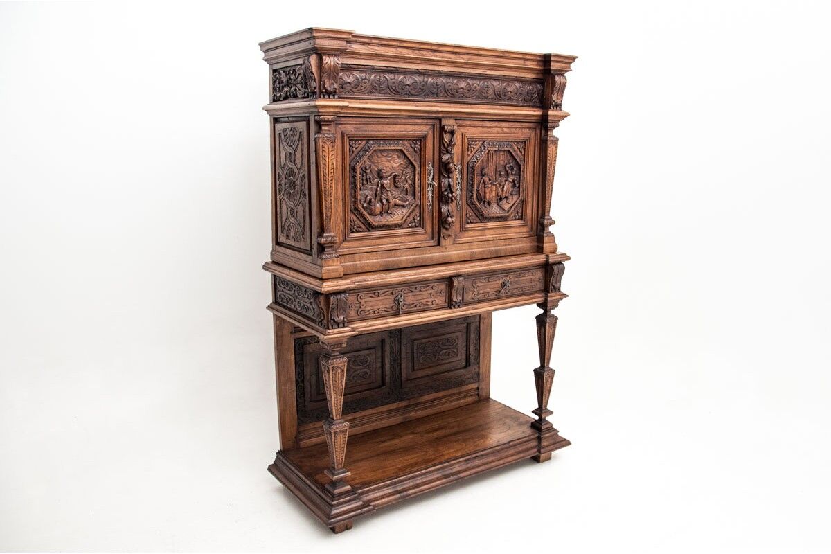 Antique renaissance cabinet