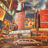 Peinture à l’huile limousine new york