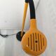 Yellow gooseneck floor lamp 50s-60s