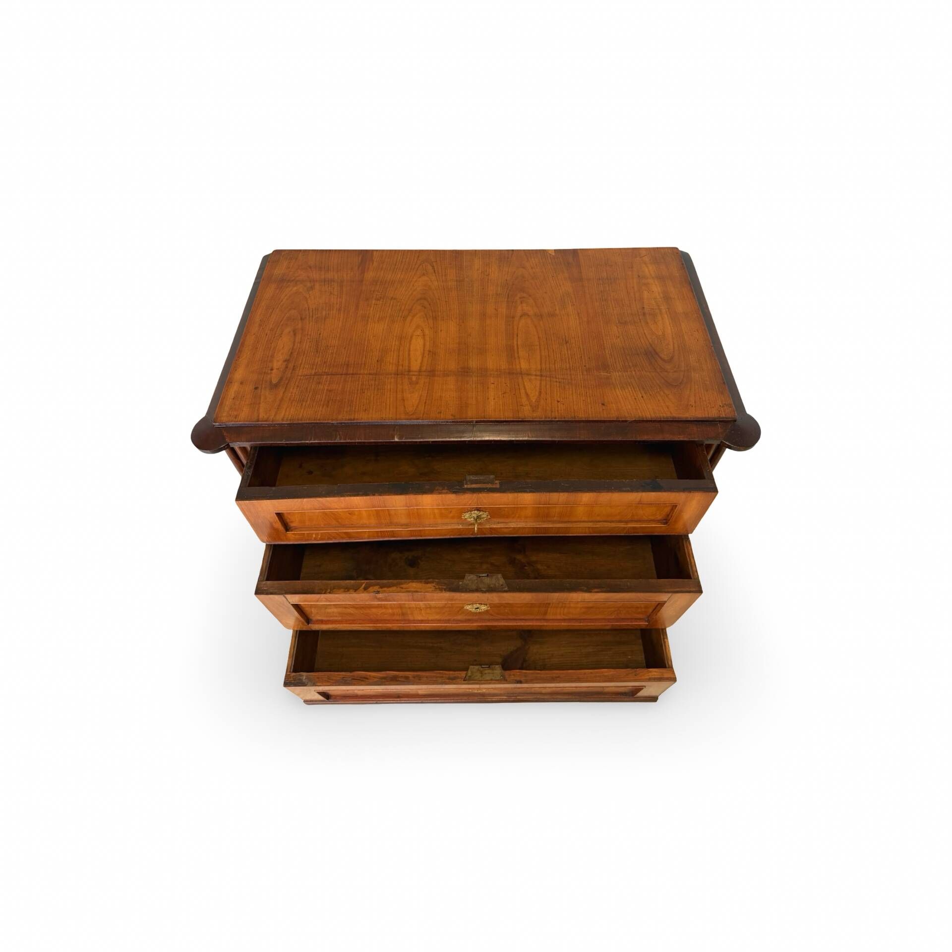 Small Antique walnut and walnut veneered Chest of Drawers – Neoclassic