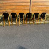 Set of 6 Baumann Pegasus chairs