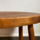 Solid wooden tabouret