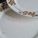 Service of 7 plates in earthenware