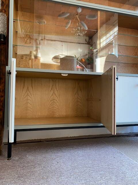 Vintage display cabinet bookcase