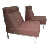 Pair of designer fireside chairs ep 1970