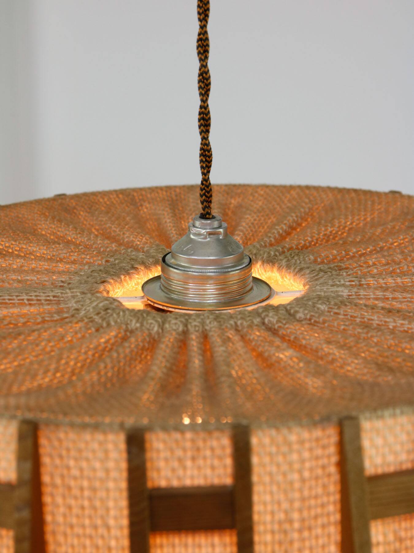 Mid-Century Danish Pendant Lamp in Teak, 1960s